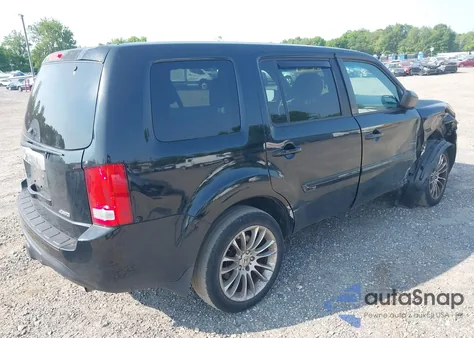 2013 Honda Pilot Lx from USA, damaged, VIN 5FNYF4H24DB023786